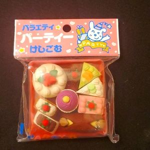Iwako Japanese eraser set,  desserts